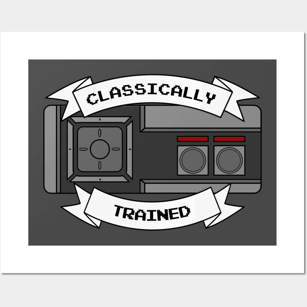 Classically Trained - Sega Master System Wall Art by randomgeekery